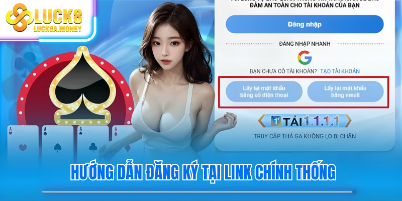 Hướng dẫn đăng ký tại link chính thống